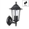 MONZANA® Wandleuchte für Außen, IP44, wetterfest, Aluminiumguss, Vintage-Laterne, E27, Außenleuchte für Wand & Gartenbeleuchtung Bild 3
