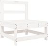 vidaXL 7-tlg. Garten-Lounge-Set Weiß Massivholz Kiefer 3186376 Bild 4