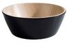 Schale Frida 0 45 l Ø15x5 5 cm Melamin schwarz/holzoptik Stk. Bild 1
