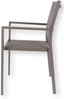 Stapelsessel Aria Aluminium und Textilene, Taupe Bild 2