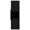 vidaXL Eckschrank Schwarz Eichen-Optik 25,5x25x80cm Holzwerkstoff 889814 Bild 5