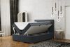 Boxspringbett Schlafzimmerbett RAMON 200x200cm in Stoff Matt Velvet Pistazie Bild 2