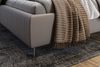 KAWOLA Bett ANNY Polsterbett Leder grau 160x200cm Bild 5