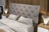 KAWOLA Bett ANNY Polsterbett Leder grau 160x200cm Bild 4