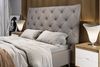 KAWOLA Bett ANNY Polsterbett Leder grau 160x200cm Bild 2