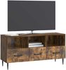 vidaXL TV-Schränk Geräucherte Eiche 102 x 34,5 x 50 cm Holzwerkstoff 894910 Bild 2