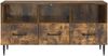 vidaXL TV-Schränk Geräucherte Eiche 102 x 34,5 x 50 cm Holzwerkstoff 894910 Bild 4