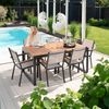 HOME DELUXE Gartentisch in Holzoptik SIERA – 160 x 90 cm Bild 4