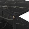 vidaXL Beistelltisch Schwarz 100 x 50 x 35 cm Hartglas [322900] Bild 4