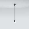 Pendelleuchte, Schwarz, PVC, 1-flammig, H 90 cm Bild 2