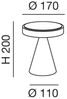FABAS LUCE No. 3386-34-178 LED Tischleuchte Neutra nickel satiniert mit Touchdimmer 20 cm Bild 2