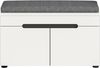 Home affaire Sitzbank REHAT, TOPSELLER!, Breite 80cm, 2 Türen, 2 Fächer inkl. Sitzkissen (2-St, in verschiedenen Farben erhältlich), Garderobenbank, Flurbank, Dielenbank, Bank mit Stauraum, Bank Bild 3