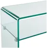 Vente-unique - STILEOS Konsole Glas Transparent - B 35 cm x H 75 cm x L 110 cm Bild 4