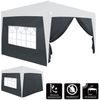 Deuba Pavillon Seitenwände für Capri 3x6m anthrazit Bild 2