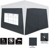 Deuba Pavillon Seitenwände für Capri 3x6m anthrazit Bild 5