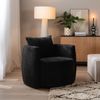 Bronx71 Sessel Ruby Chenille schwarz Bild 3