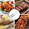 FOUORTUNATE-BEE Geschirr-Set 2er Set Edelstahl Fleischgabeln mit Griff für Grill & Küche (2-tlg), Robuste Tranchiergabeln aus Edelstahl für Fleisch & Braten Bild 3