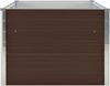 vidaXL Hochbeet 160 x 80 x 45 cm Verzinkter Stahl Braun 47012 Bild 3