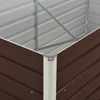 vidaXL Hochbeet 160 x 80 x 45 cm Verzinkter Stahl Braun 47012 Bild 4
