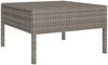 vidaXL 12-tlg. Garten-Lounge-Set mit Auflagen Poly Rattan Grau 3094610 Bild 3