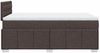 vidaXL Boxspringbett mit Matratze Dunkelbraun 120x200 cm Stoff 3287052 Bild 5