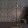 Star Trading 807-50 Weihnachtsdekoration ERDSPIESS-BAUM LIGHT TREE LED 170X0,066W Stahl schwarz H:210cm Ø75cmIP44 Bild 3