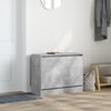 vidaXL Schuhschrank Betongrau 80x34x63 cm Holzwerkstoff 839962 Bild 3