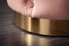 riess-ambiente Sitzhocker MODERN BAROCK 37cm altrosa / gold, Hocker · Samt · Metall · Chesterfield-Design Bild 3