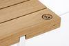 Sitzbank Eiche 01 L 150 x 40 x 45 weiß Bild 2