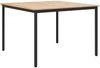 vidaXL Esstisch Natur 110 x 110 x 75 cm Massives Kiefernholz 892787 Bild 2