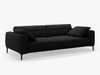 Micadoni Sofa Bemy 4-Sitzer Samt Schwarz Bild 2