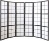 6fach Paravents Paravent Raumteiler Shoji schwarz Bild 4