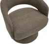 Vente-unique - FEDOTE Sessel Stoff Schokoladenbraun - B 68 cm x H 72 cm x L 71 cm Bild 3