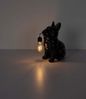 LED Solarleuchte, Kunststoff, Schwarz Matt, Hund, H 23,5 cm Bild 3