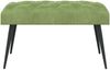 vidaXL Bank mit Knopfheftung Hellgrün 80 x 40 x 46 cm Samt 42038560 Bild 5