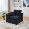 LVHOM Modulares Eckteil 1 St, Eckmodul mit Kissen, 1-Sitzer-Sofa aus Cordstoff, Frei kombinierbar, 101x102x84 cm Bild 2