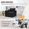 LVHOM Modulares Eckteil 1 St, Eckmodul mit Kissen, 1-Sitzer-Sofa aus Cordstoff, Frei kombinierbar, 101x102x84 cm Bild 5