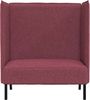 vidaXL Hoher Rücken Sofa 101cm Weinrot Stoff 42010835 Bild 4