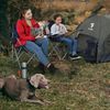 Songmics Campingstuhl mit Transporttasche, klappbar, 2er Set, Eisen / Polyester dunkelblau, 52 x 84 x 81 cm Bild 3