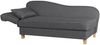 Recamiere mit Armteil links klappbar Katia Bezug Flachgewebe Buche natur / graphit 22670 Bild 3