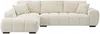 Vente-unique - BERENIA Sofa Stoff Beige - B 207 cm x H 82 cm x L 298 cm Bild 3