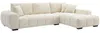 Vente-unique - BERENIA Sofa Stoff Beige - B 207 cm x H 82 cm x L 298 cm Bild 1