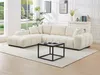 Vente-unique - BERENIA Sofa Stoff Beige - B 207 cm x H 82 cm x L 298 cm Bild 2