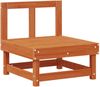 vidaXL Garten Mittelssofa Massives Kiefernholz Wachsbraun 865441 Bild 2