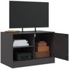 vidaXL TV-Schrank Schwarz 67x39x44 cm Stahl 841691 Bild 5