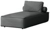 Chaiselongue Sezlong Polsterliege SUMMER wetterfester Stoff NXL Anthrazit Bild 2