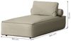 Chaiselongue Sezlong Polsterliege SUMMER wetterfester Stoff NXL Anthrazit Bild 3