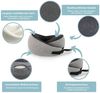 Refined Living Nackenkissen 3 in 1 Nackenkissen Flugzeug Reisekissen 100% Memory Foam, Nackenstützkissen Kopfkissen mit Augenmaske erhältlich und Ohrstöpsel, 1-tlg, 360º Ergonomisches Design Asymmetrische Seiten Reisetasche Inklusive, Weiche Passform I... Bild 2