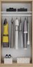 Schwebetürenschrank >MAX< in Kanada-Eiche - 100x200x50 (BxHxT) Bild 4