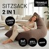 Lumaland 'Interior Line' Sitzsack, Dreieckig, Braun, 150 x 100 x 100 cm, 370 l Bild 5